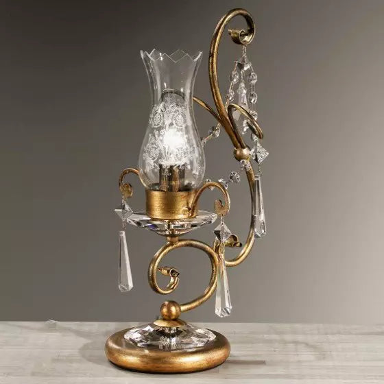 Anfora Hurricane-Style Table Lamp