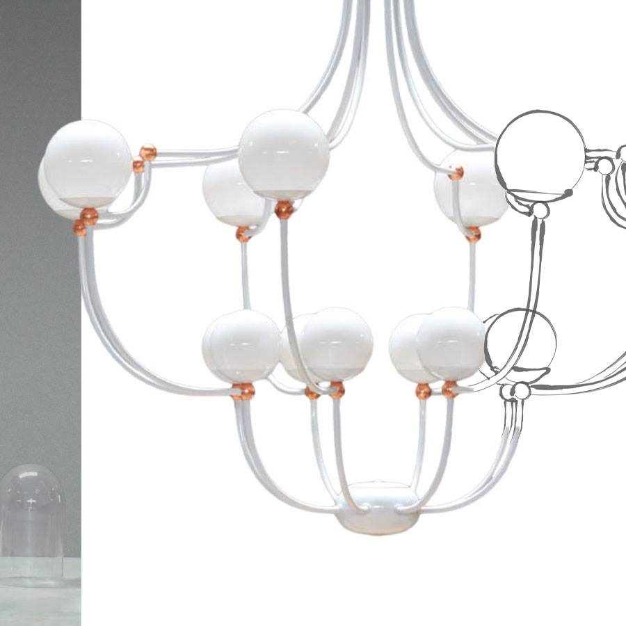 Dots 2-Tier Chandelier
